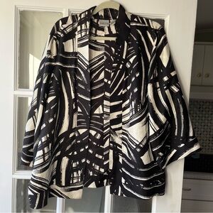 Chicos Washable Silk Topper Sz 3 Sz XL